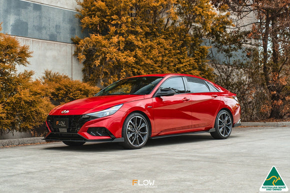 FLOW Designs  CN7 i30 N Line Sedan 2020 Side Skirt Splitters (Pair) - MODE Auto Concepts