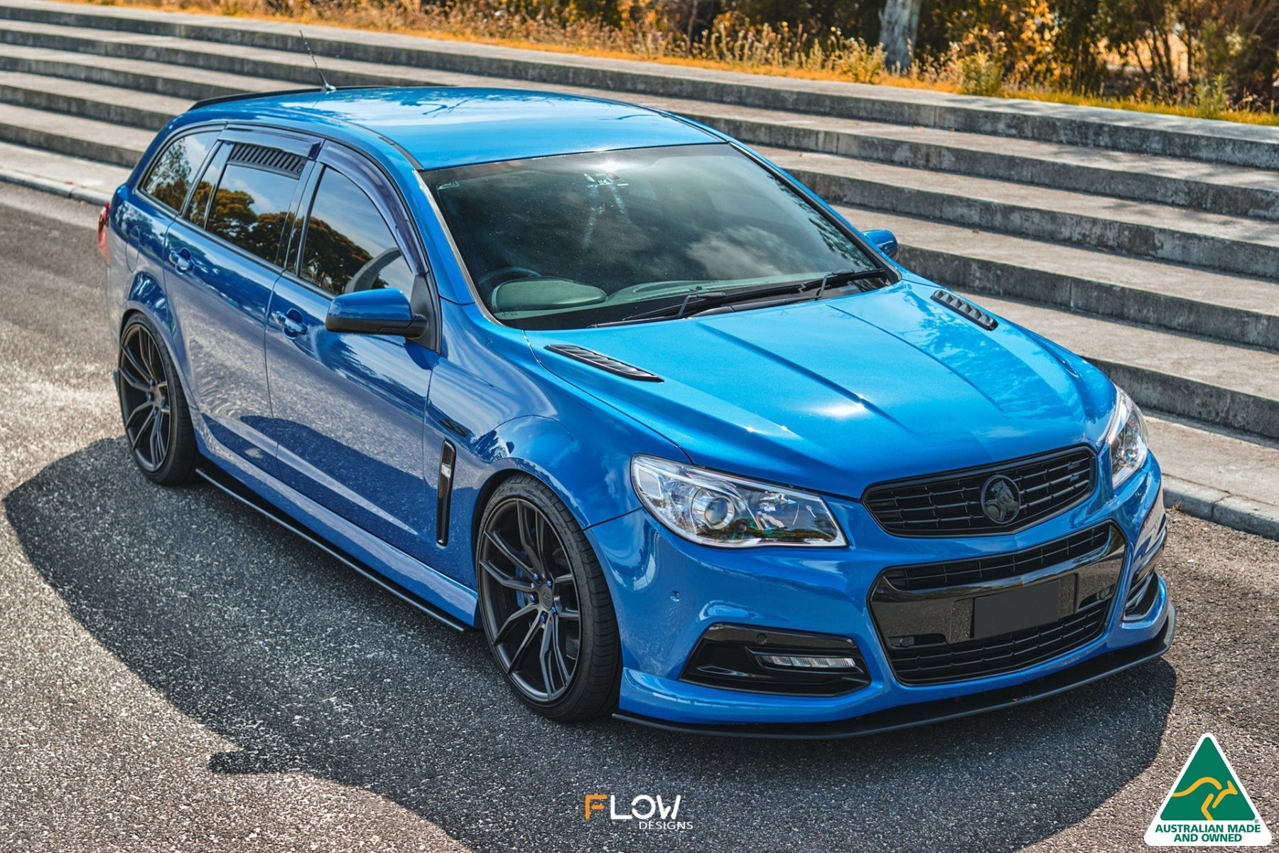 FLOW Designs  VF Commodore S1 Wagon Front Lip Splitter - MODE Auto Concepts