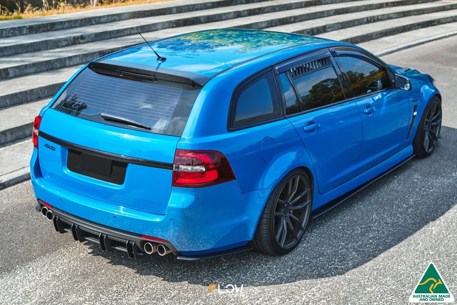 FLOW Designs  VF Commodore S1 Wagon Flow-Lock Rear Diffuser - MODE Auto Concepts