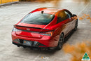 FLOW Designs  CN7 Elantra N Line Sedan 2020 Rear Spoiler Extension - MODE Auto Concepts