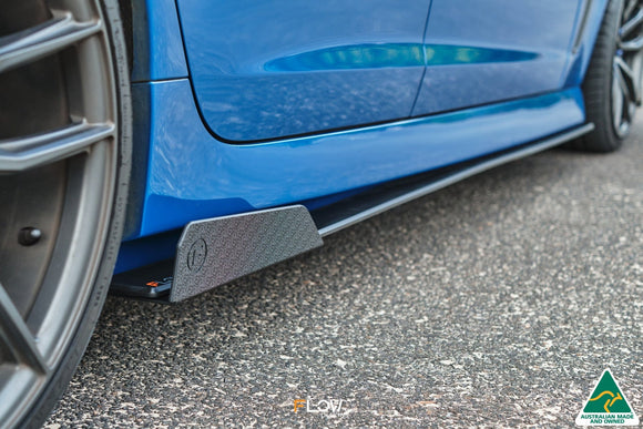 FLOW Designs  VF Commodore S1 Wagon Side Skirt Splitter Winglets (Pair) - MODE Auto Concepts