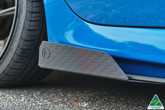 FLOW Designs  VF Commodore S1 Wagon Side Skirt Splitter Winglets (Pair) - MODE Auto Concepts