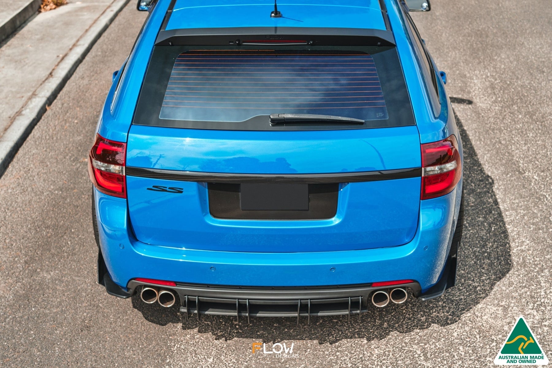 FLOW Designs  VF Commodore S1 Wagon Flow-Lock Rear Diffuser - MODE Auto Concepts