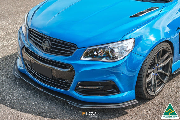 FLOW Designs  VF Commodore S1 Wagon Front Lip Splitter Extensions (Pair) - MODE Auto Concepts