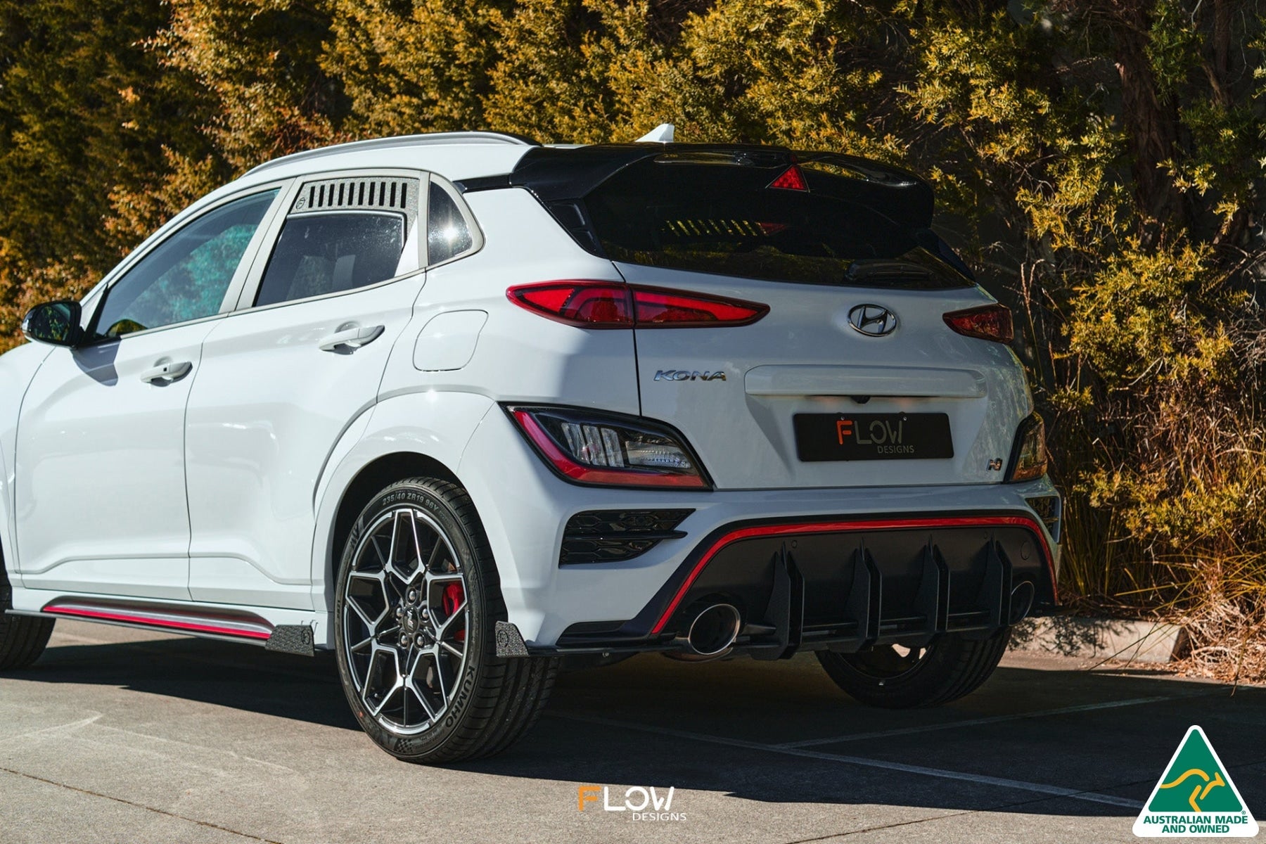 FLOW Designs Window Vents for Hyundai Kona N