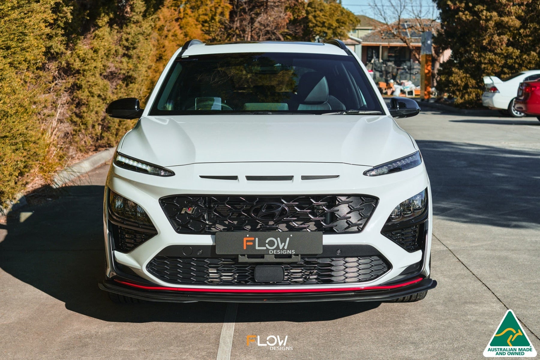 FLOW Designs  Kona N Front Lip Splitter Extensions (Pair) - MODE Auto Concepts