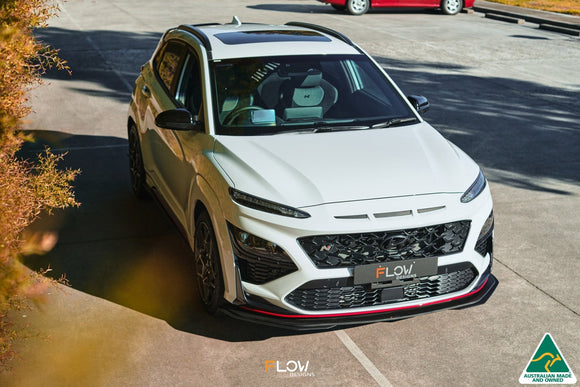 FLOW Designs  Kona N Front Lip Splitter Extensions (Pair) - MODE Auto Concepts