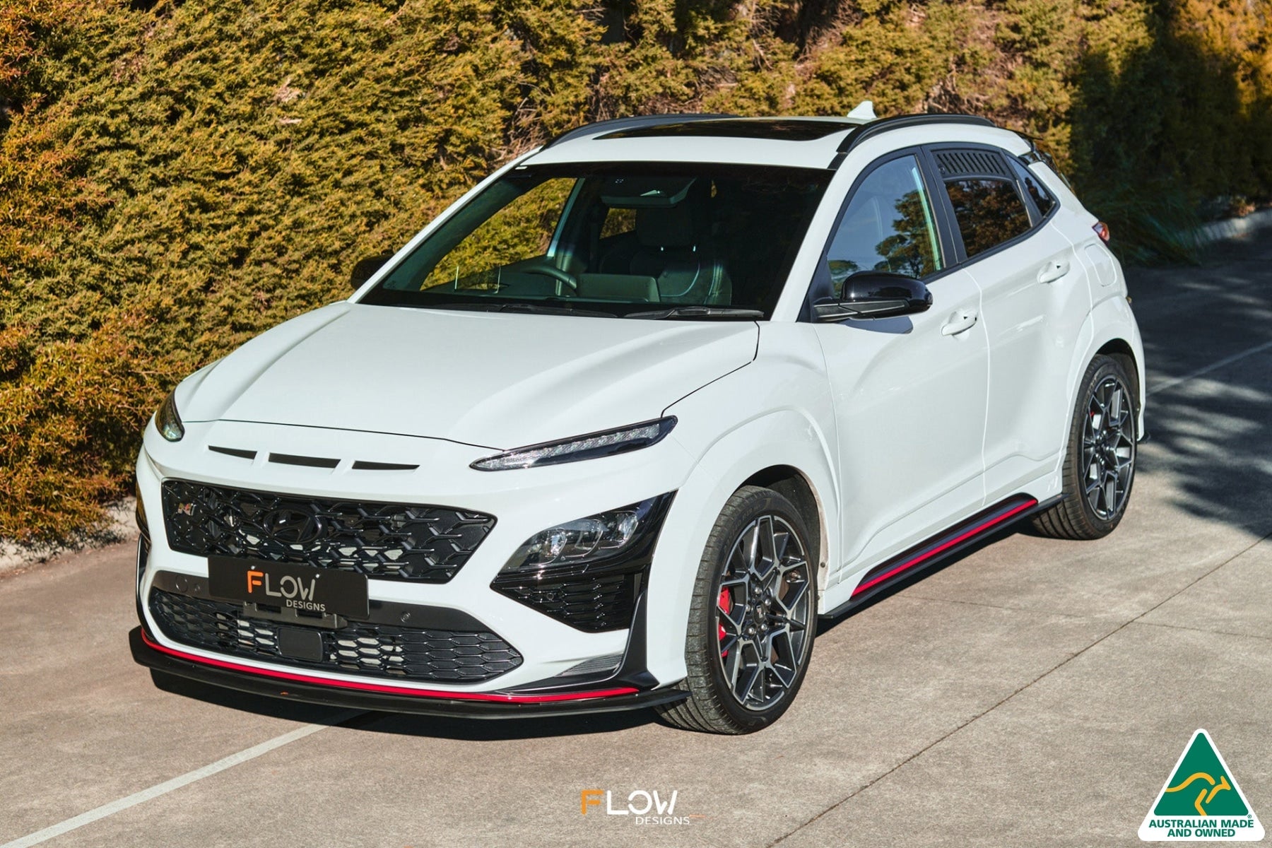 FLOW Designs  Kona N Front Lip Splitter - MODE Auto Concepts
