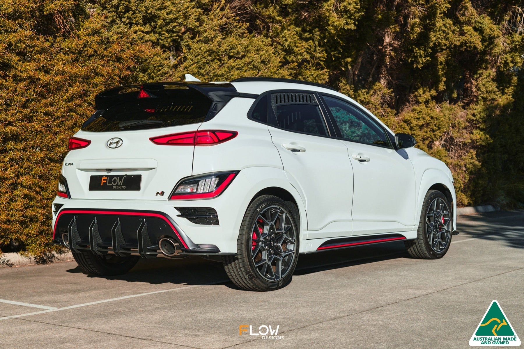 FLOW Designs Window Vents for Hyundai Kona N