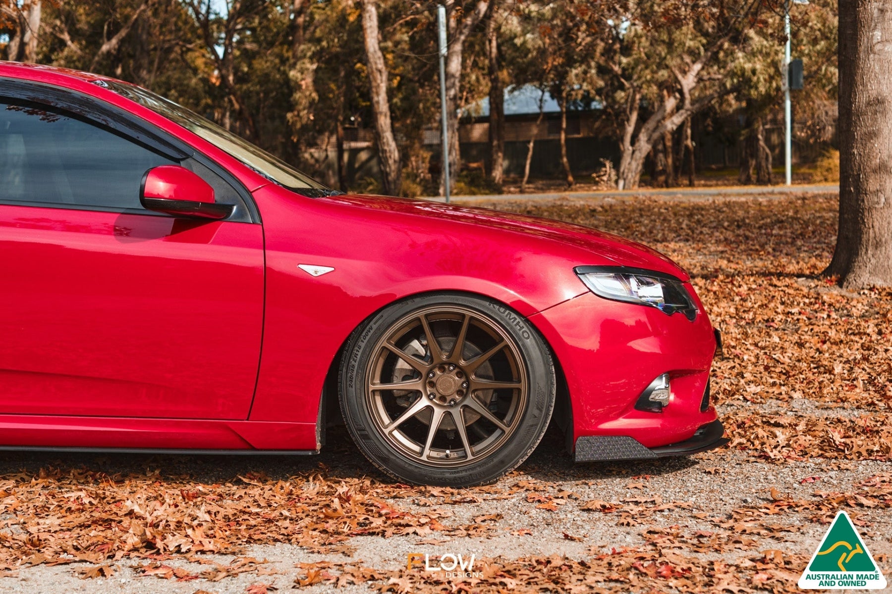 FLOW Designs  MK1 Falcon FG Front Lip Splitter Winglets (Pair) - MODE Auto Concepts