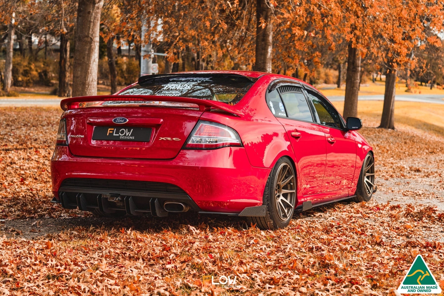 FLOW Designs  MK1 Falcon FG Side Skirt Splitter Winglets (Pair) - MODE Auto Concepts