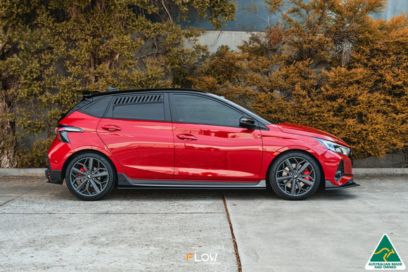 FLOW Designs  i20 N BC3 Side Skirt Splitters (Pair) - MODE Auto Concepts