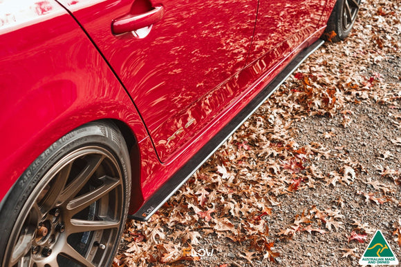 FLOW Designs  MK1 Falcon FG Side Skirt Splitters (Pair) - MODE Auto Concepts