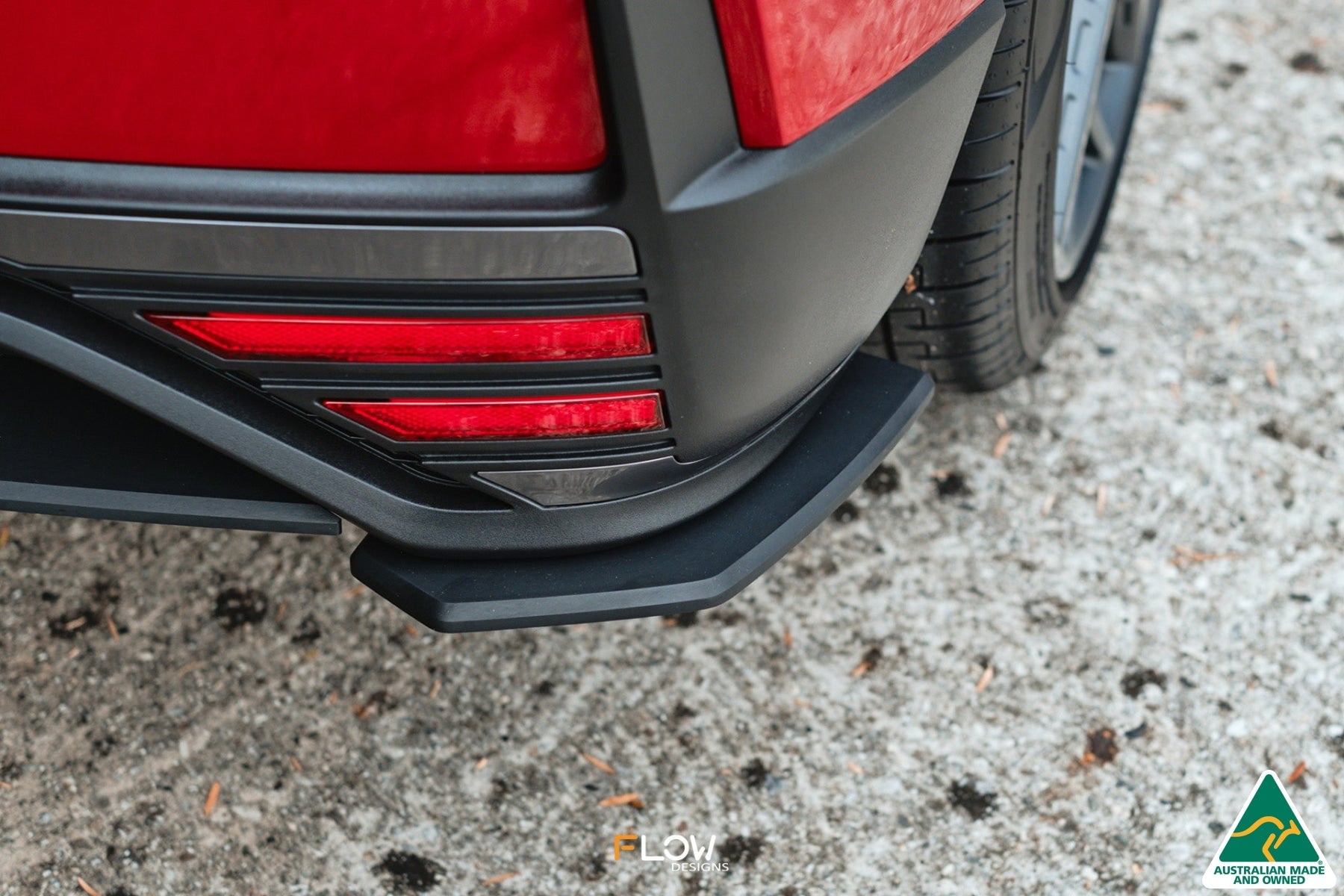 FLOW Designs  i20 N BC3 Rear Spats (Pair) - MODE Auto Concepts