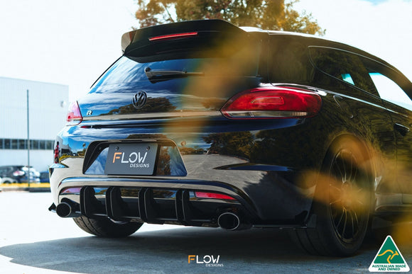 FLOW Designs  Scirocco R PFL V3 Rear Spoiler Extension - MODE Auto Concepts