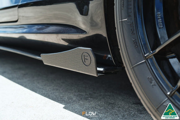 FLOW Designs  Scirocco R PFL V3 Side Skirt Splitter Winglets (Pair) - MODE Auto Concepts