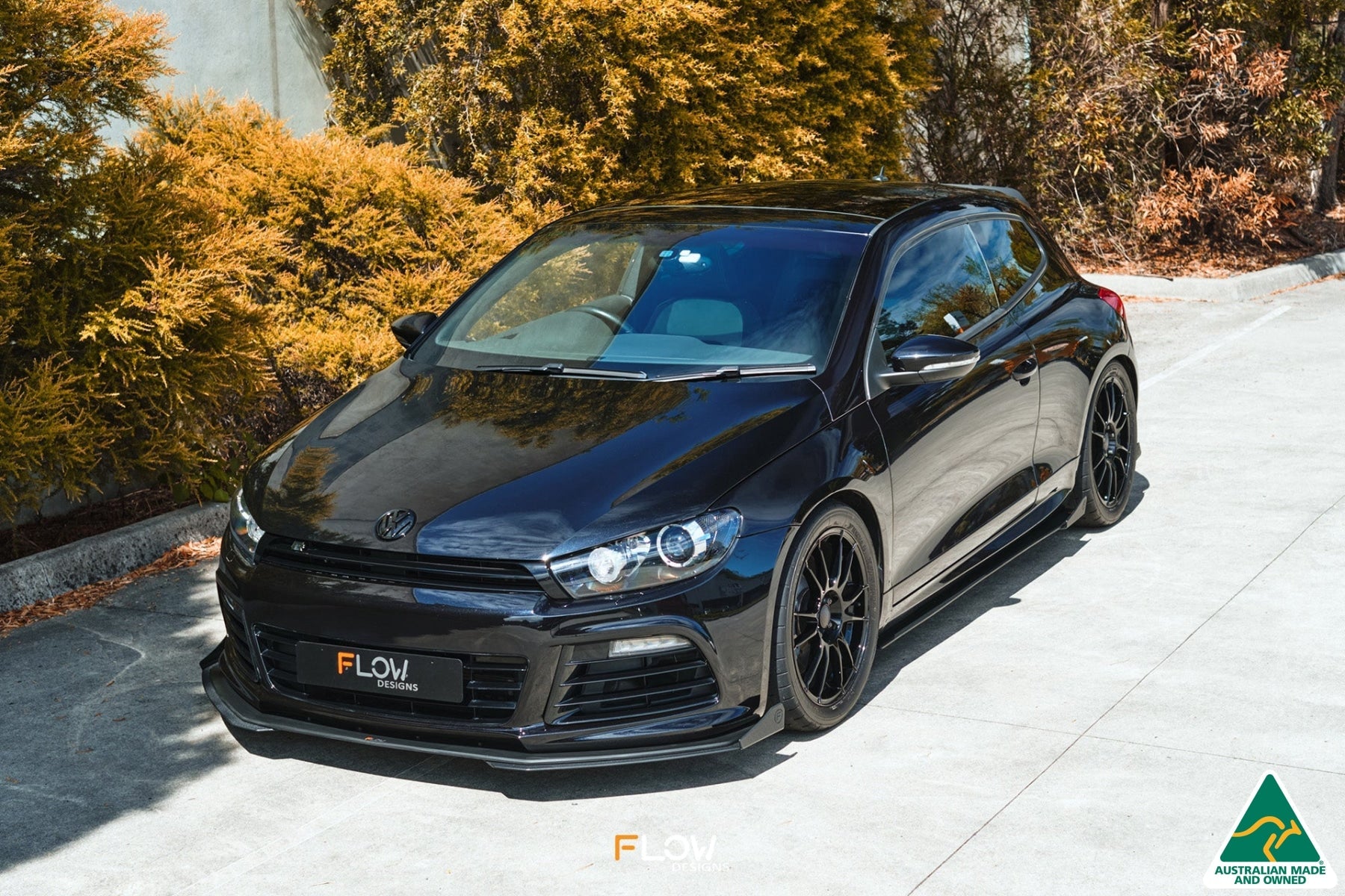 FLOW Designs  Scirocco R PFL V3 Front Lip Splitter Winglets (Pair) - MODE Auto Concepts