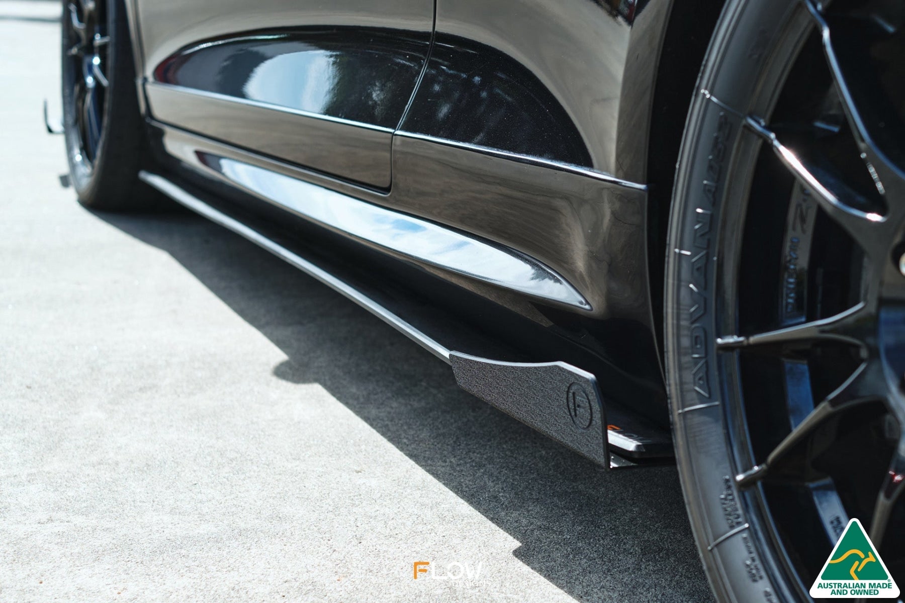 FLOW Designs  Scirocco R PFL V3 Side Skirt Splitters (Pair) - MODE Auto Concepts