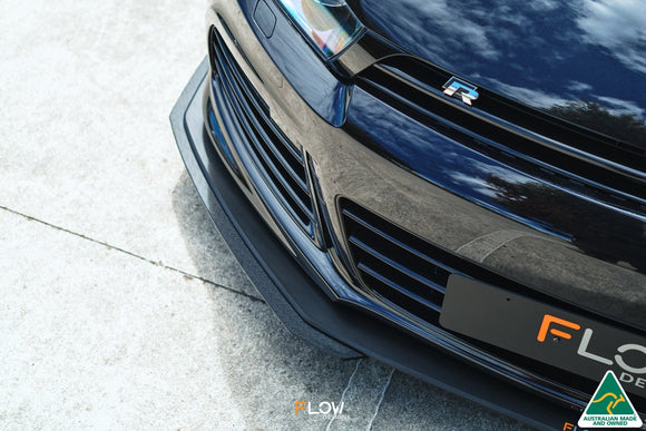FLOW Designs  Scirocco R PFL V3 Front Lip Splitter Extensions (Pair) - MODE Auto Concepts