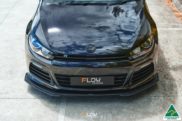FLOW Designs  Scirocco R PFL V3 Front Lip Splitter - MODE Auto Concepts