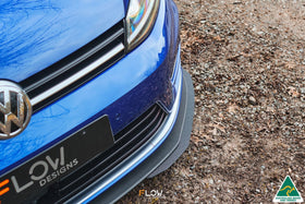 FLOW Designs  MK7 Golf R Wagon Front Lip Splitter Extensions (Pair) - MODE Auto Concepts