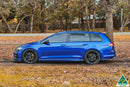 FLOW Designs  MK7 Golf R Wagon Side Skirt Splitters V3 (Pair) - MODE Auto Concepts