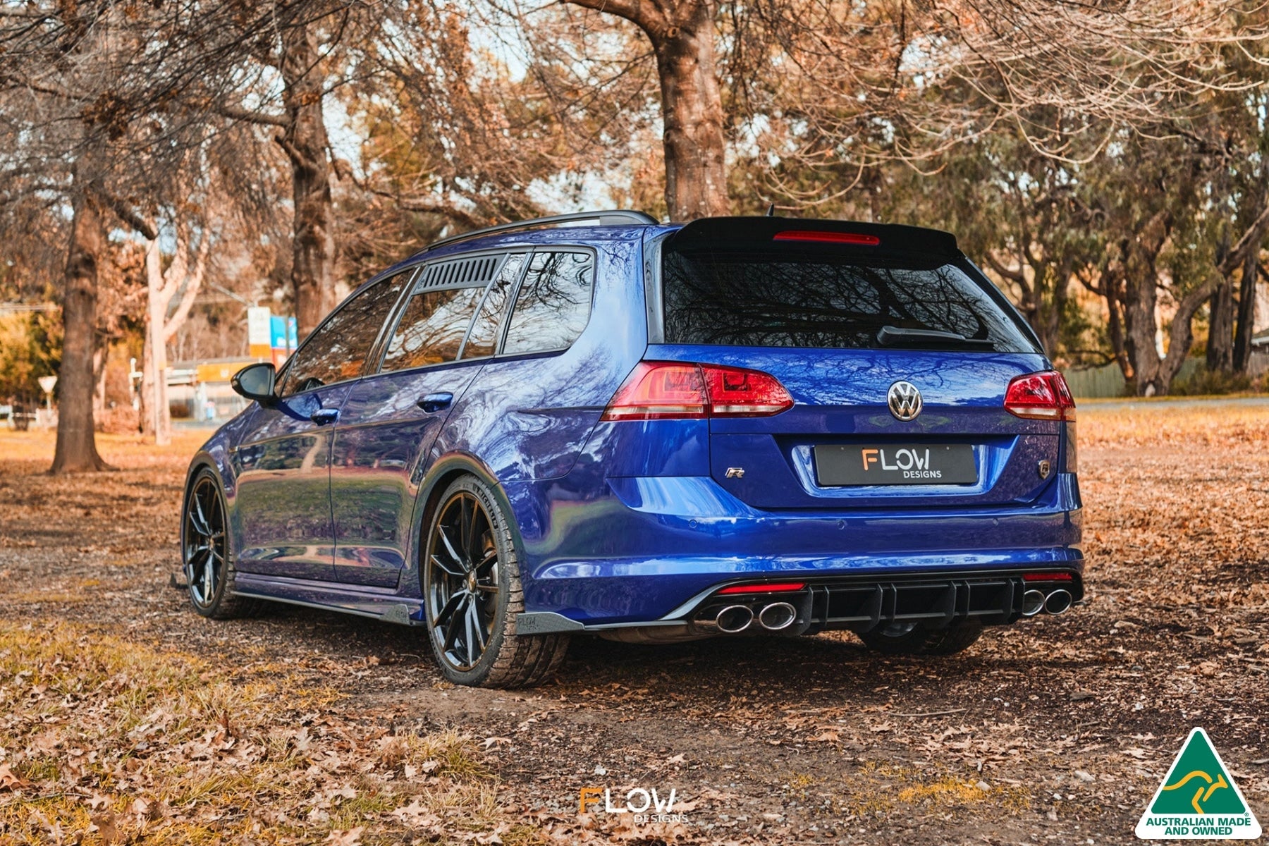 FLOW Designs  MK7 Golf R Wagon Flow-Lock Rear Diffuser - MODE Auto Concepts