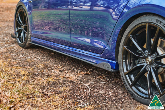 FLOW Designs  MK7 Golf R Wagon Side Skirt Splitters V3 (Pair) - MODE Auto Concepts