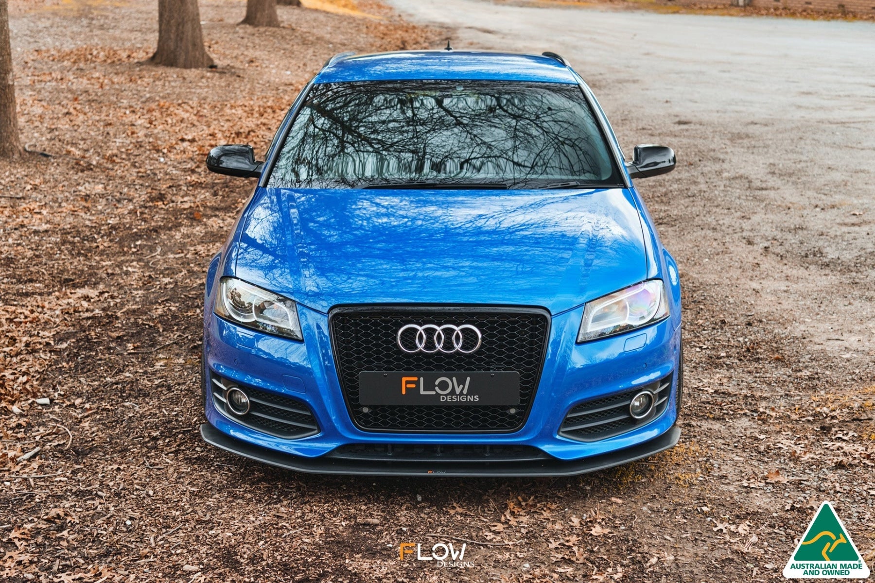 FLOW Designs  S3 8P2 Hatch (FL) Front Lip Splitter V3 - MODE Auto Concepts