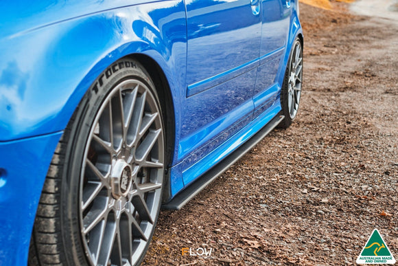 FLOW Designs  S3 8P2 Hatch (FL) Side Skirt Splitters V3 (Pair) - MODE Auto Concepts