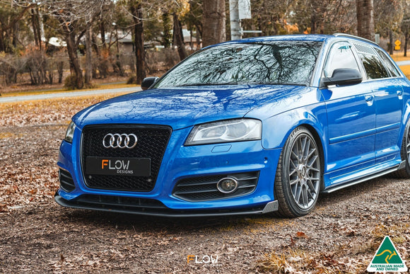 FLOW Designs  S3 8P2 Hatch (FL) Front Lip Splitter V3 - MODE Auto Concepts