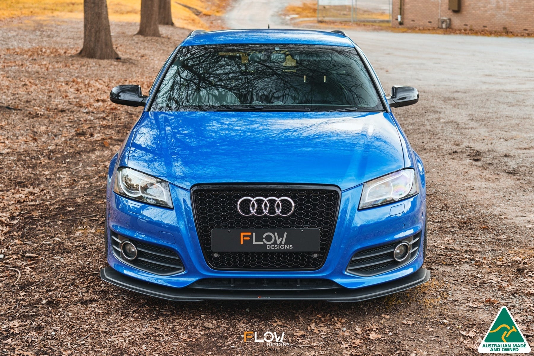 FLOW Designs  S3 8P2 Hatch (FL) Front Lip Splitter Extensions (Pair) - MODE Auto Concepts