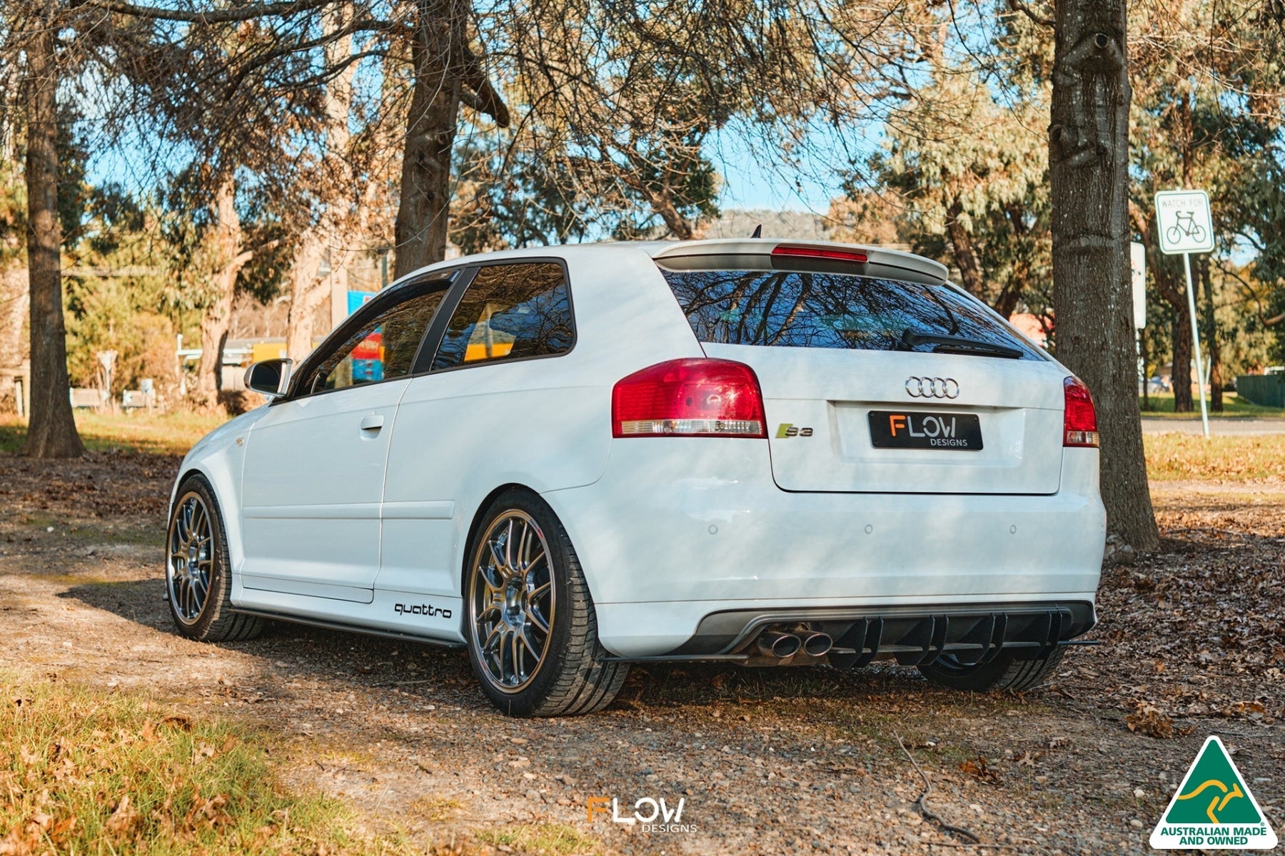 FLOW Designs  S3 8P Hatch (PFL) Flow-Lock Rear Diffuser - MODE Auto Concepts