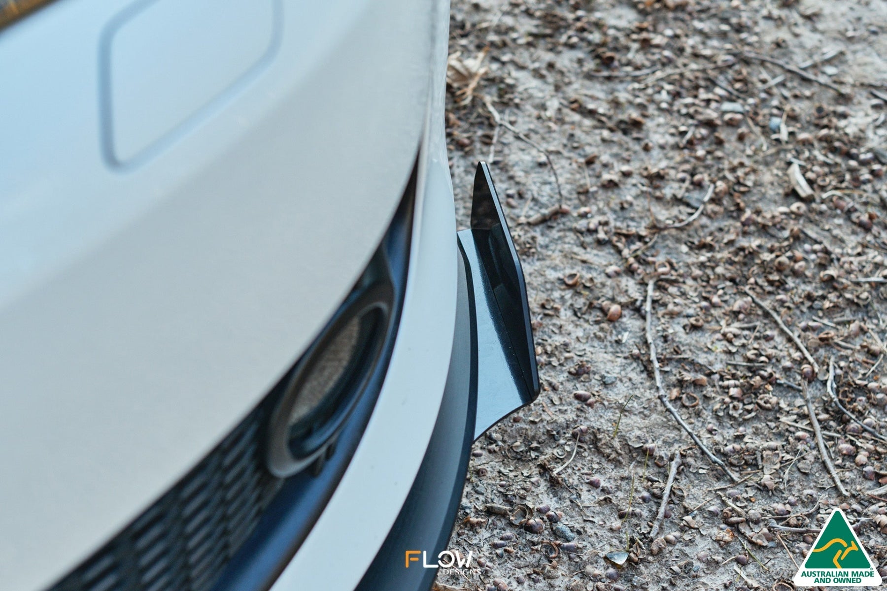 FLOW Designs  S3 8P Hatch (PFL) Front Lip Splitter Winglets (Pair) - MODE Auto Concepts