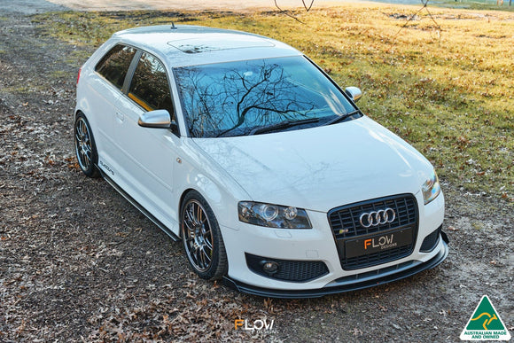 FLOW Designs  S3 8P Hatch (PFL) Front Lip Splitter V3 - MODE Auto Concepts