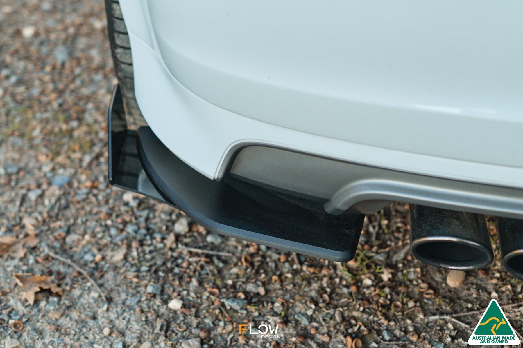 FLOW Designs  S3 8P Hatch (PFL) Rear Spats V3 (Pair) - MODE Auto Concepts