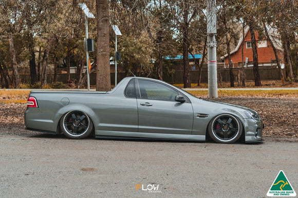 FLOW Designs  VE Commodore Ute Side Skirt Splitters (Pair) - MODE Auto Concepts