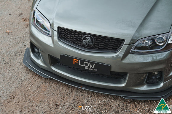 FLOW Designs  VE Commodore Ute Front Lip Splitter Extensions (Pair) - MODE Auto Concepts