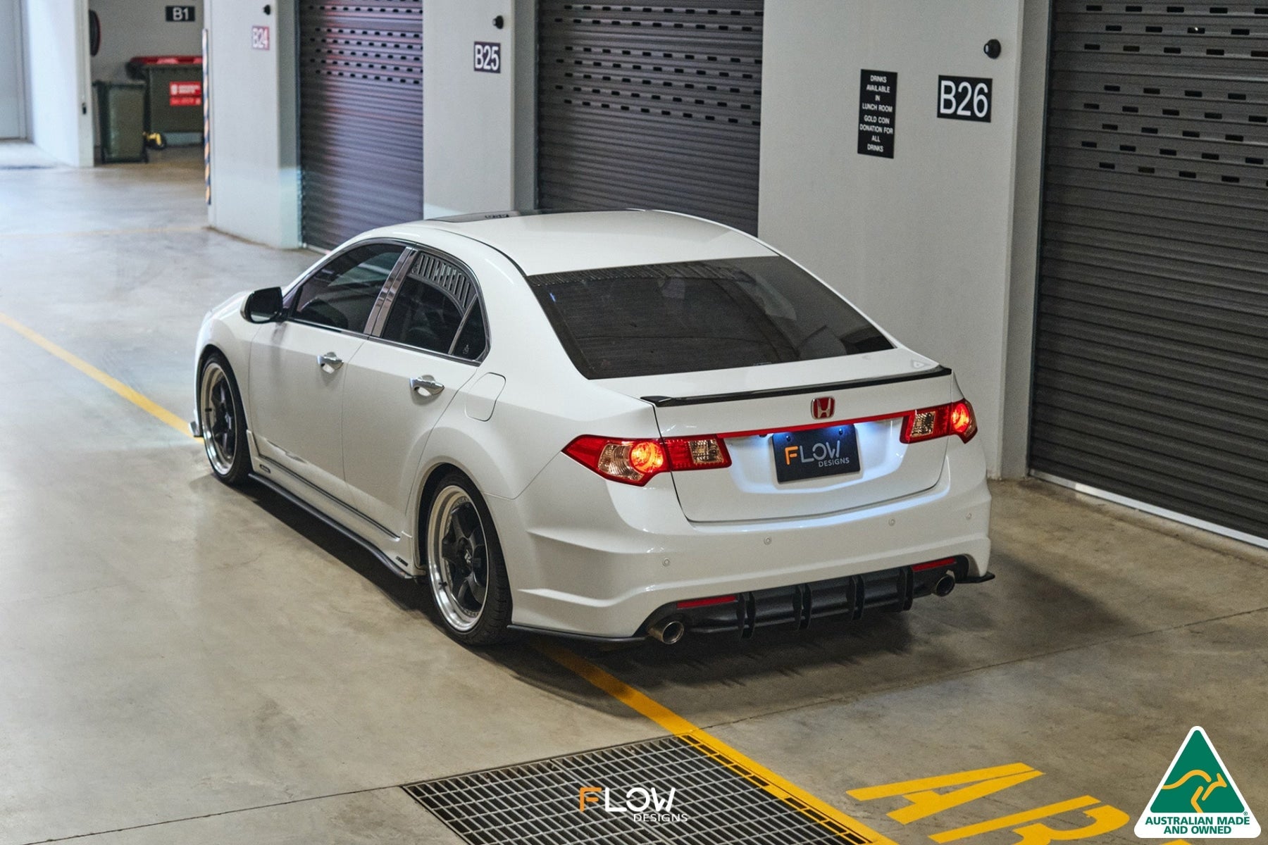FLOW Designs  CU2 Accord Euro Side Skirt Splitters - Modulo (Pair) - MODE Auto Concepts