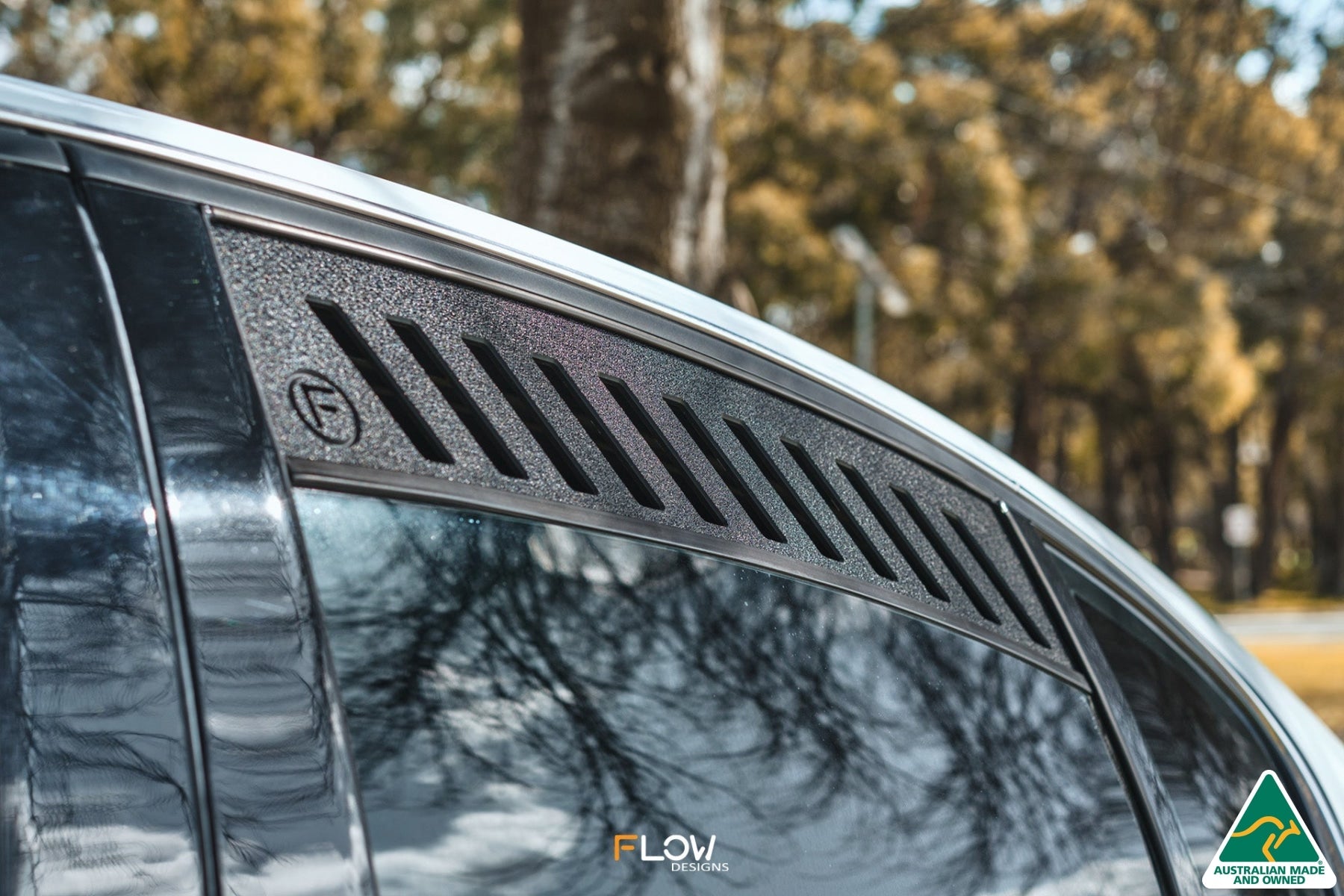 FLOW Designs Window Vents for Holden VE Commodore Sedan - 0