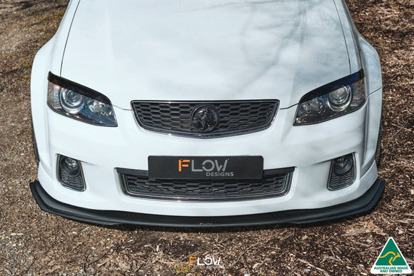 FLOW Designs  VE Commodore S2 Sedan Front Lip Splitter Extensions (Pair) - MODE Auto Concepts