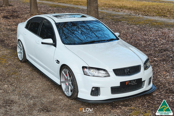 FLOW Designs  VE Commodore S2 Sedan Front Lip Splitter Extensions (Pair) - MODE Auto Concepts