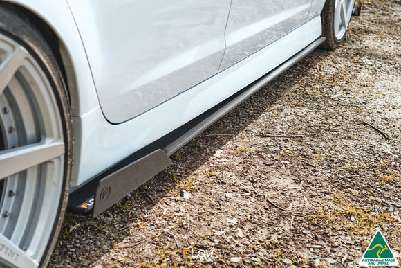 FLOW Designs  VE Commodore S2 Sedan Side Skirt Splitter Winglets (Pair) - MODE Auto Concepts