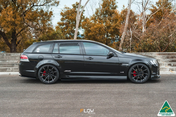 FLOW Designs  VE Commodore S2 Wagon Side Skirt Splitters (Pair) - MODE Auto Concepts
