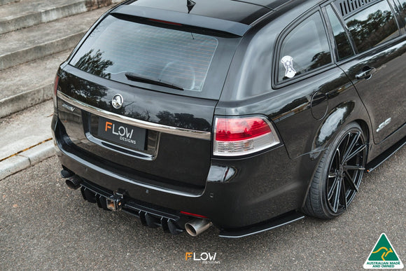 FLOW Designs  VE Commodore S2 Wagon Flow-Lock Rear Diffuser - MODE Auto Concepts