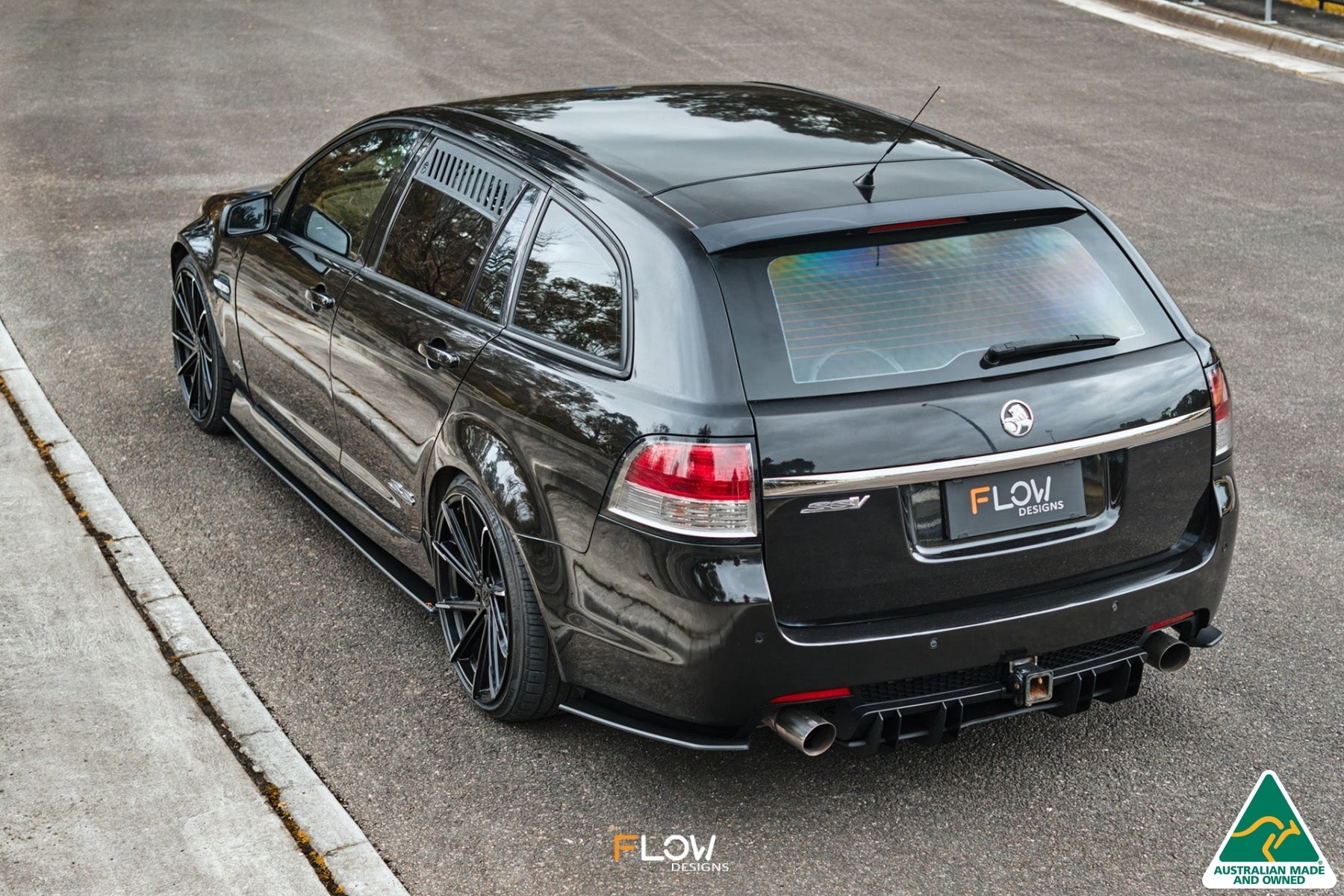 FLOW Designs  VE Commodore S2 Wagon Rear Spats (Pair) - MODE Auto Concepts