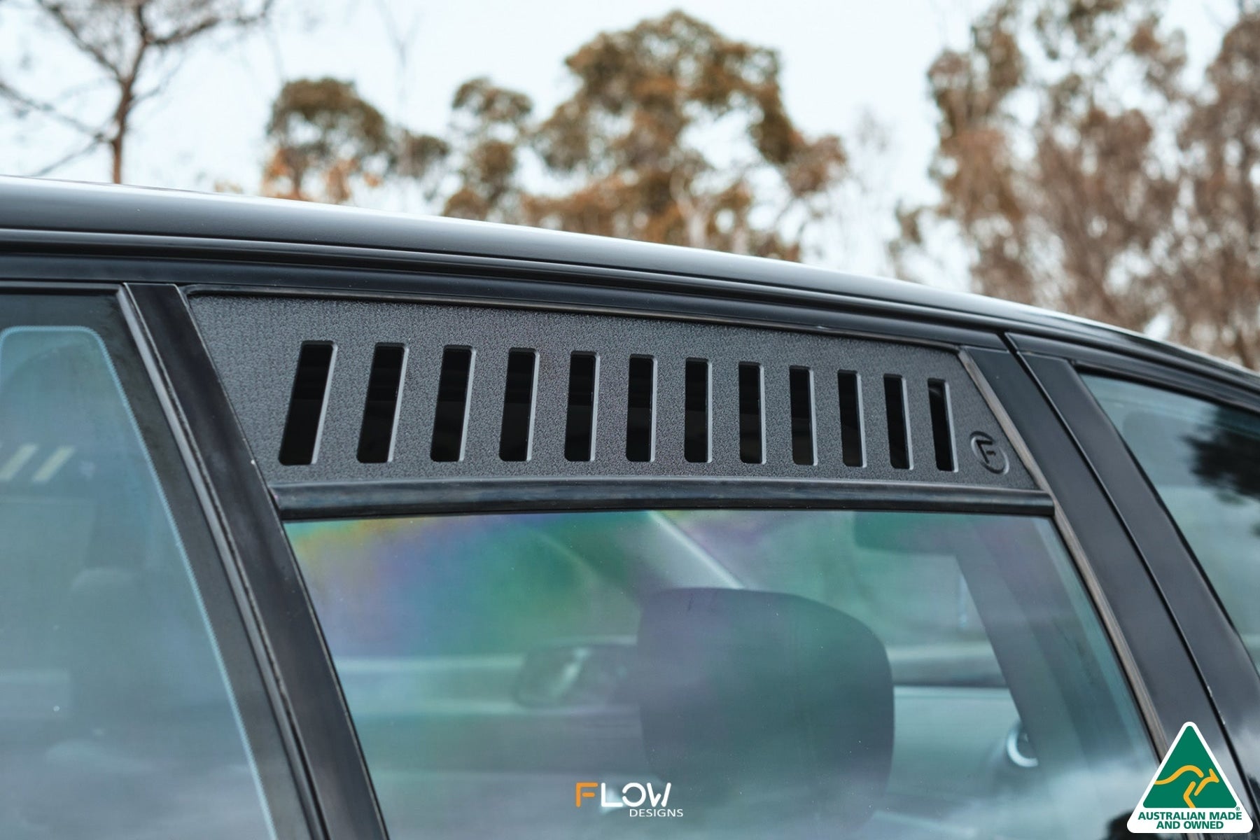 FLOW Designs Window Vents for Holden VE Commodore Wagon - 0