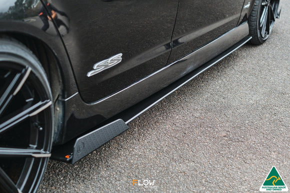 FLOW Designs  VE Commodore S2 Wagon Side Skirt Splitter Winglets (Pair) - MODE Auto Concepts