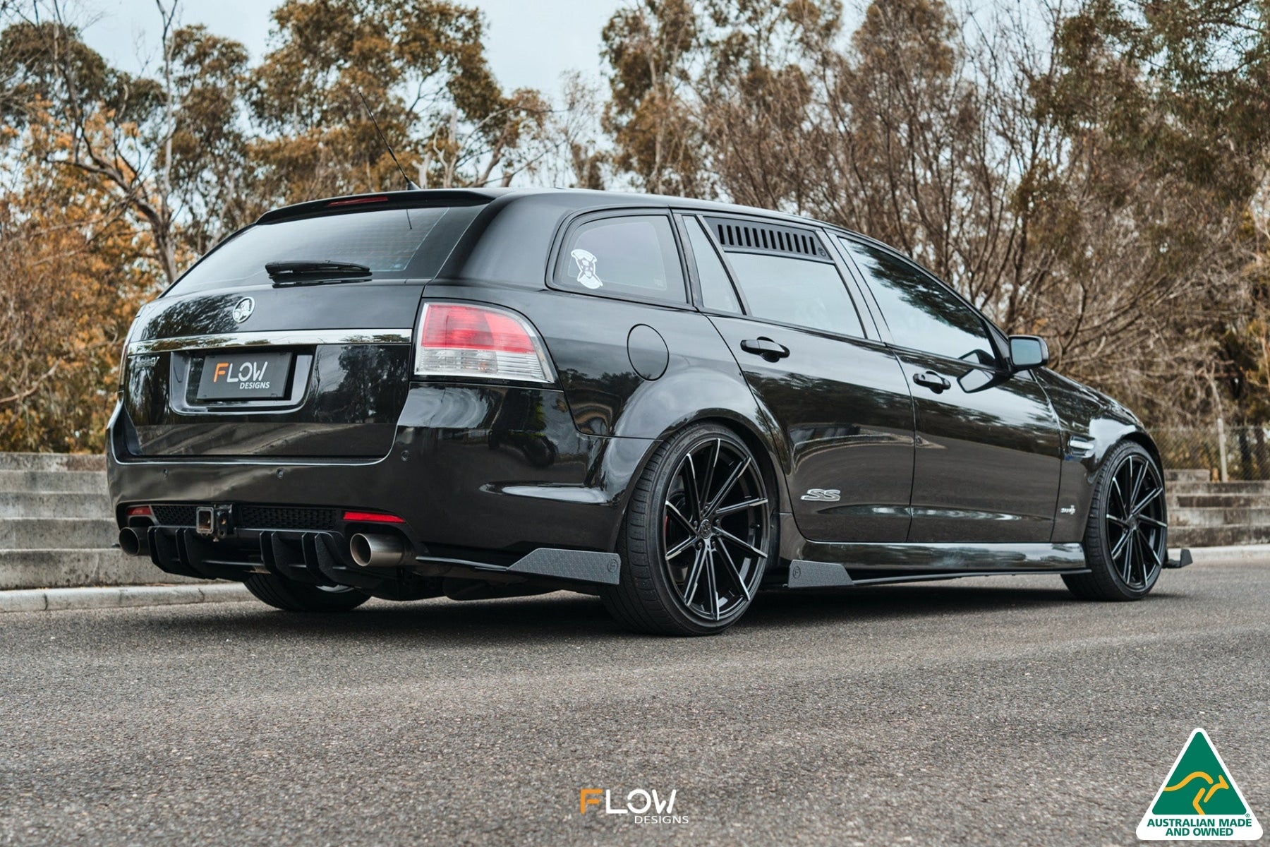 FLOW Designs Window Vents for Holden VE Commodore Wagon