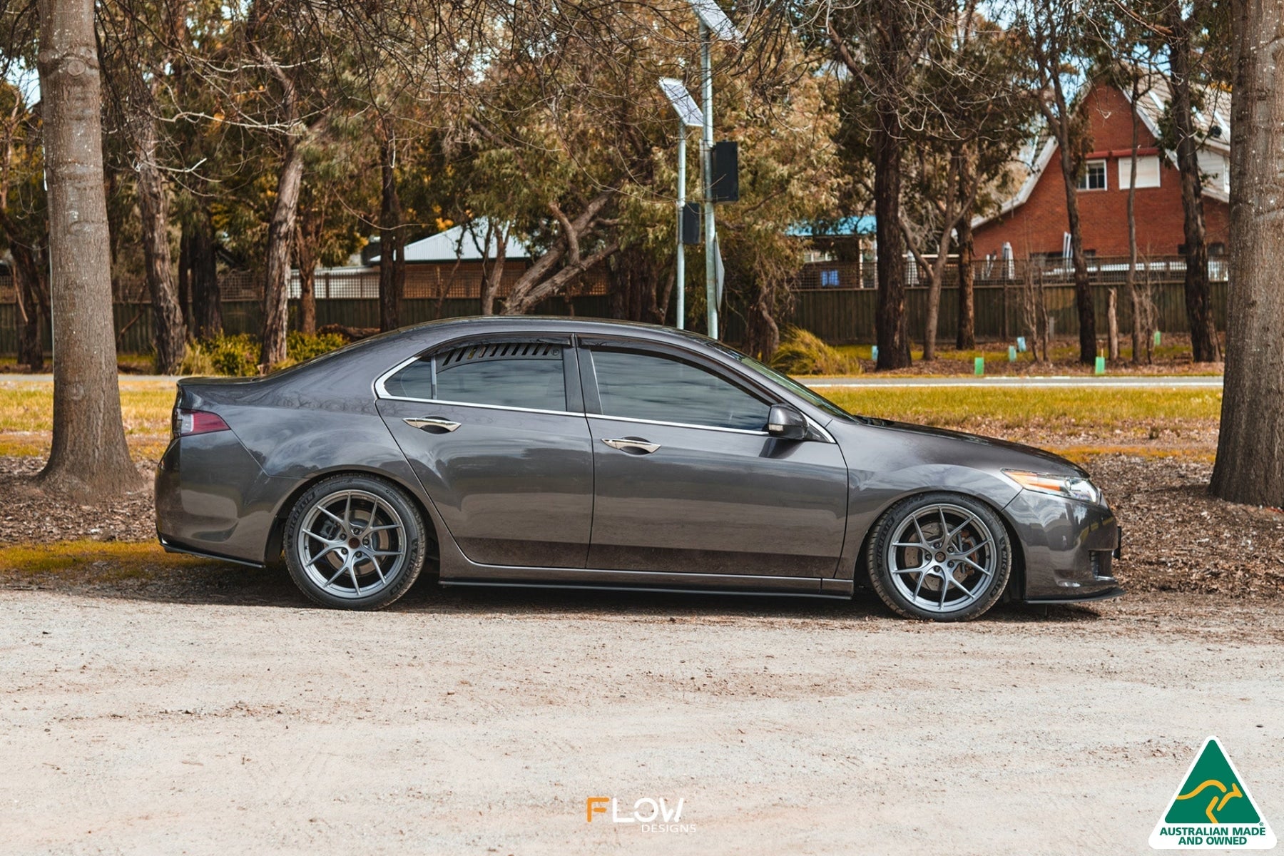 FLOW Designs  CU2 Accord Euro Side Skirt Splitters - Standard (Pair) - MODE Auto Concepts